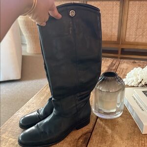 Frye Black Heeled Boots